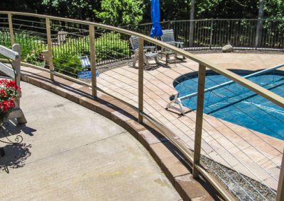 Curved Cable Railing