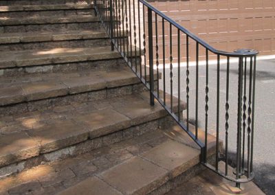 Custom Wrought Iron Stair Railings